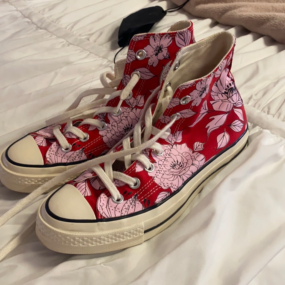 Red RARE Converse